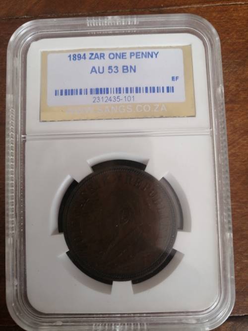 1894 ZAR Penny AU 53